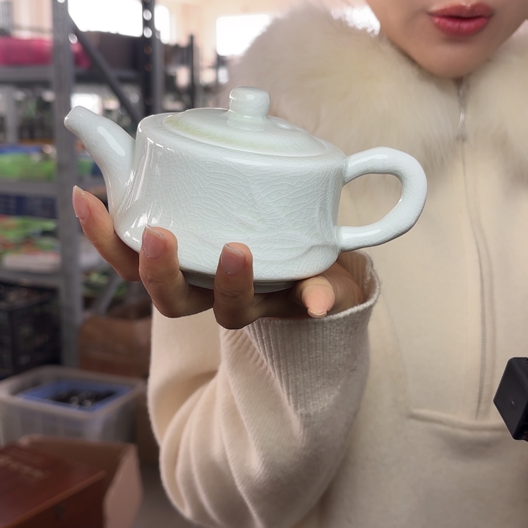 龙泉云间青瓷小米茶器