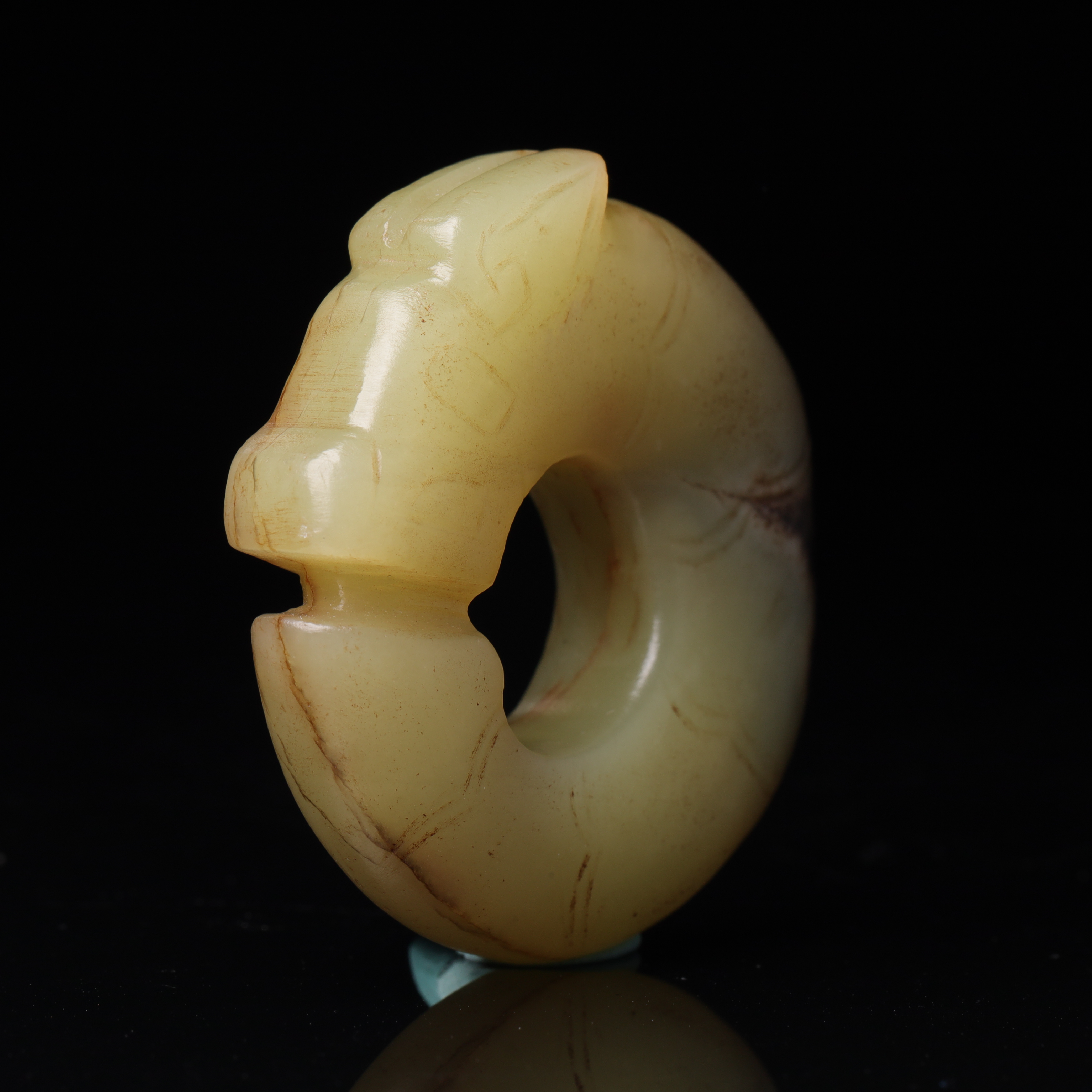 明代和田玉玉猪龙26