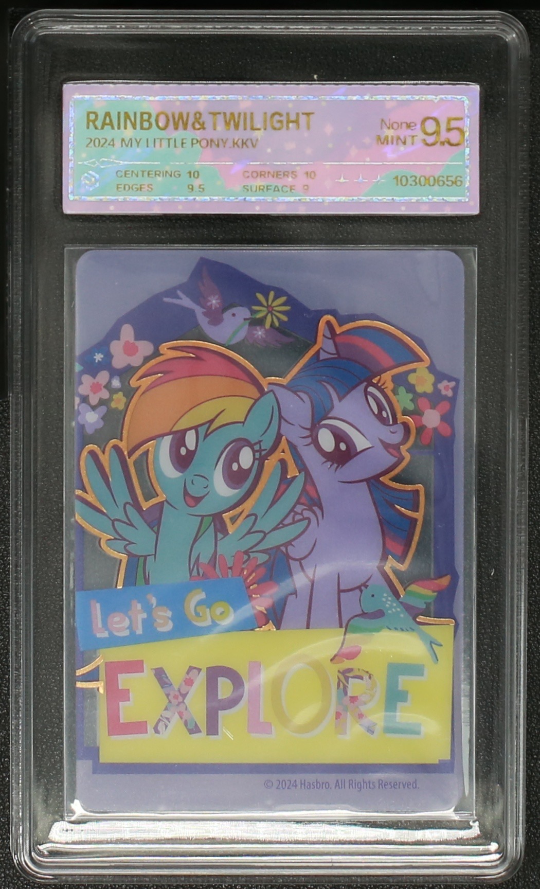 kkv云宝紫悦21 评级卡牌一张