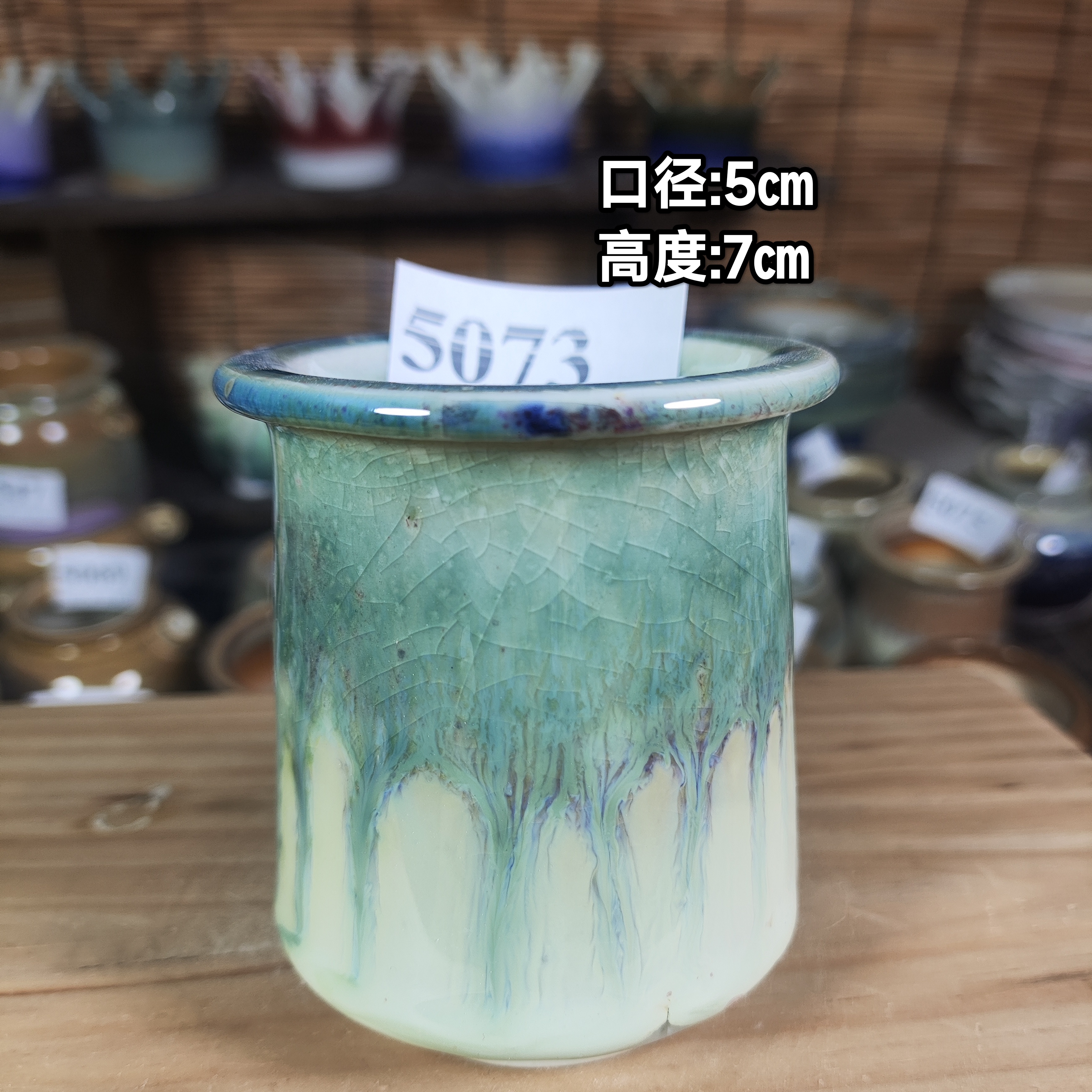 手工创意多肉花盆摆件迷你多肉花盆景德镇纯手工制做