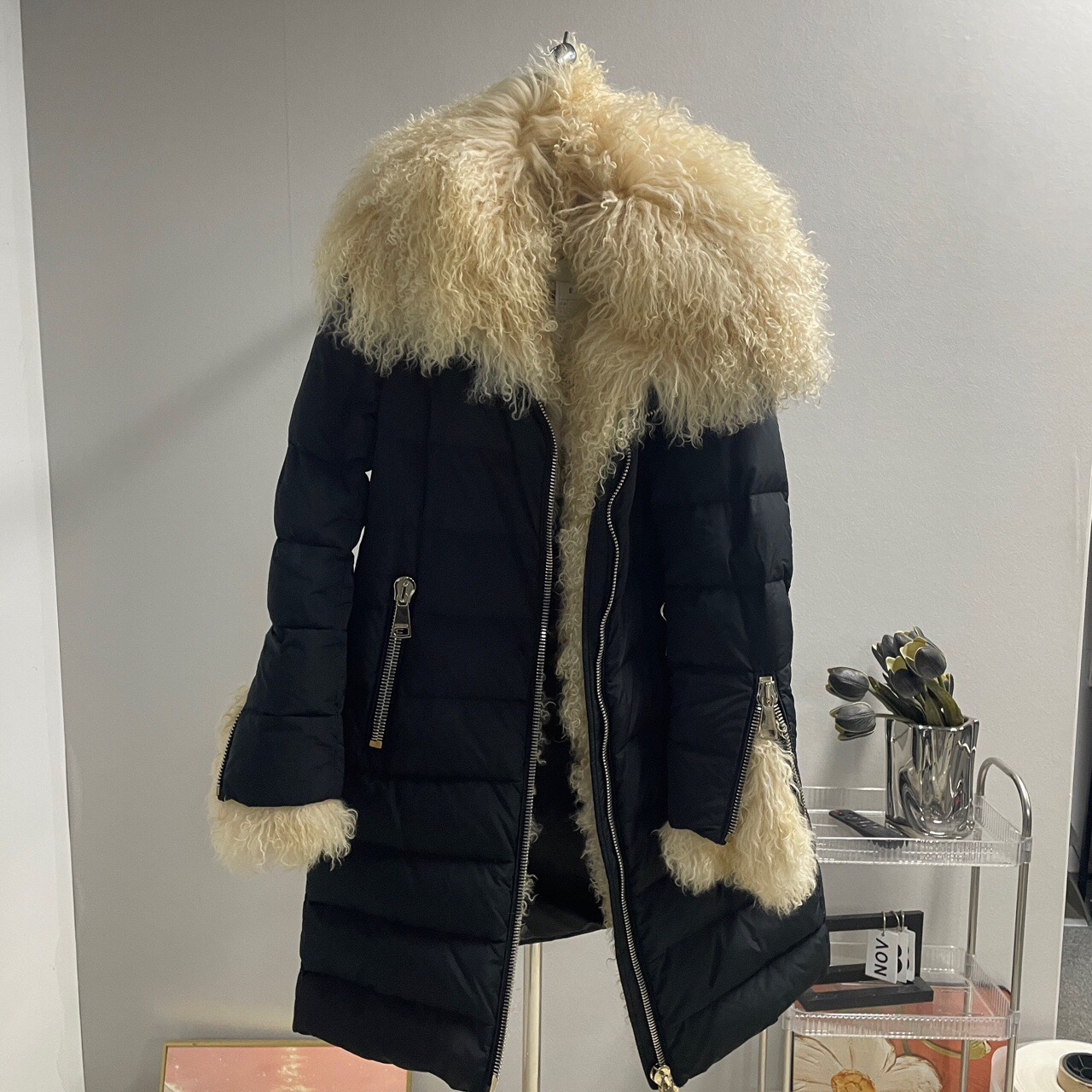 99新 MONCLER Moncler 黑色 羽绒服 99新 1码 A7067