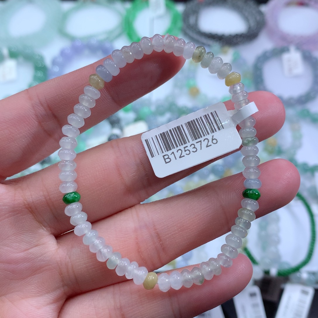 翡翠手链未镶嵌天然