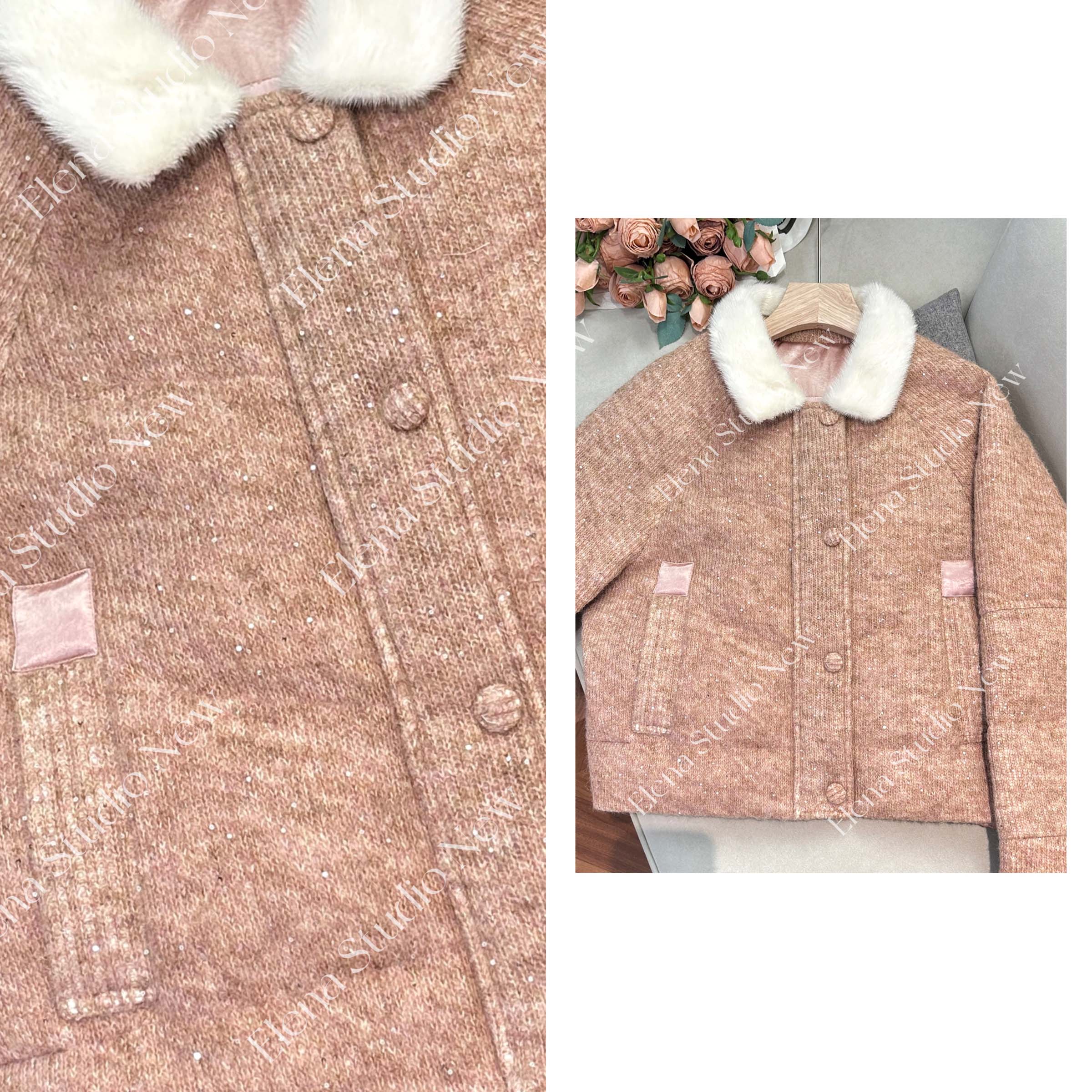 大甜甜【海豚湾】设计感精致貂貂羽绒服气质百搭小众鹅绒服