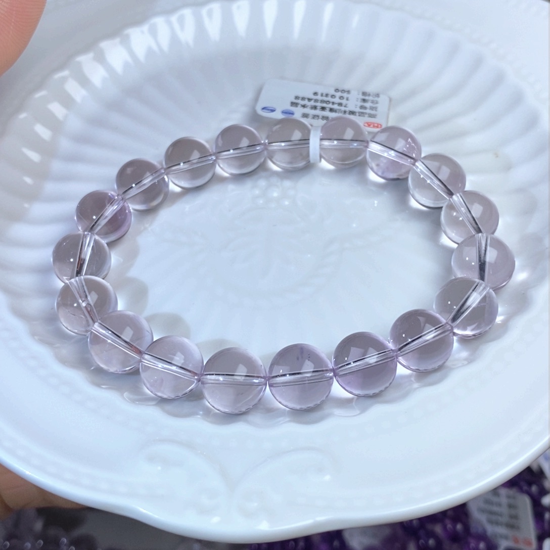 【闪购商品】水晶手链未镶嵌可**里玻利维亚10.5mm