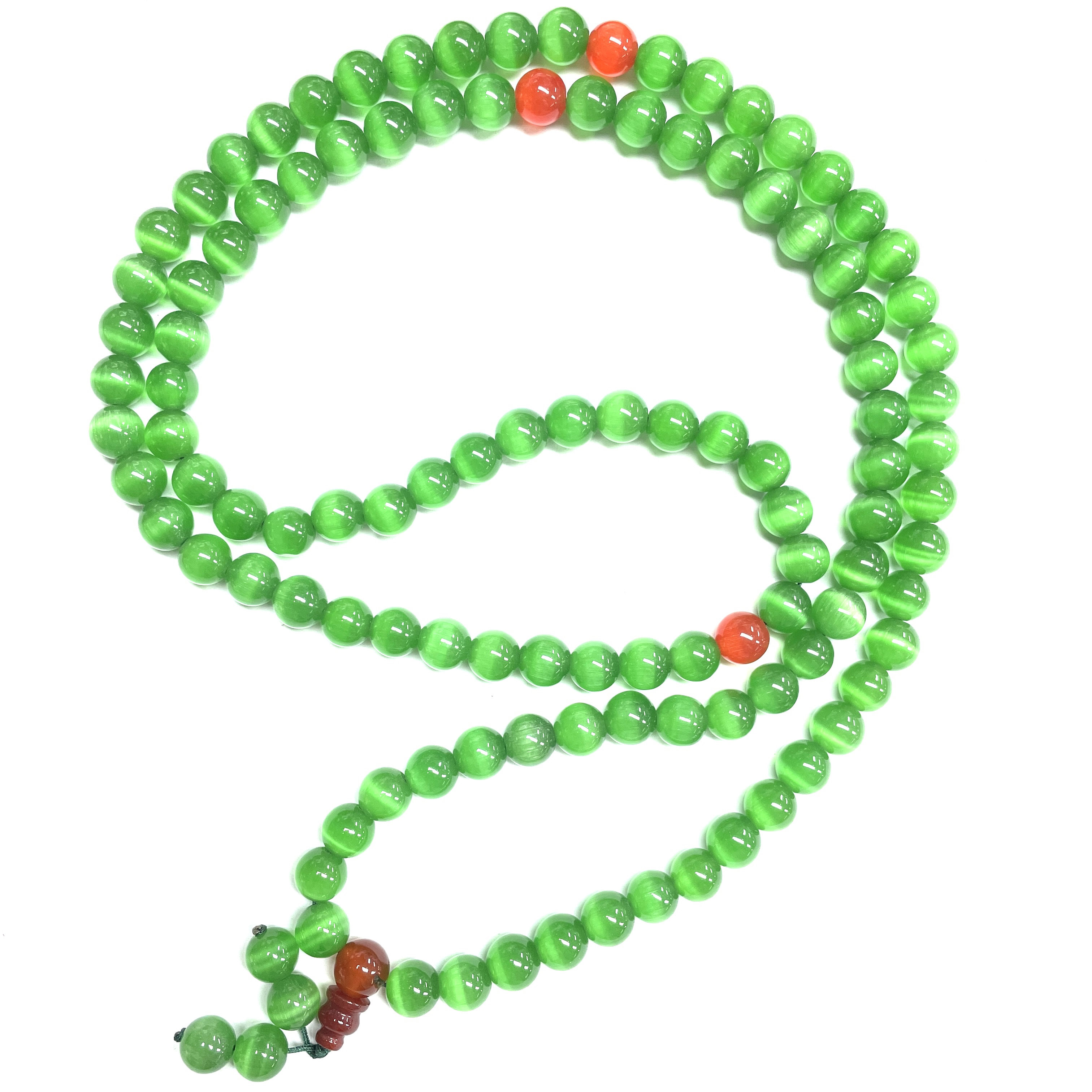 851号9+mm猫眼108项链