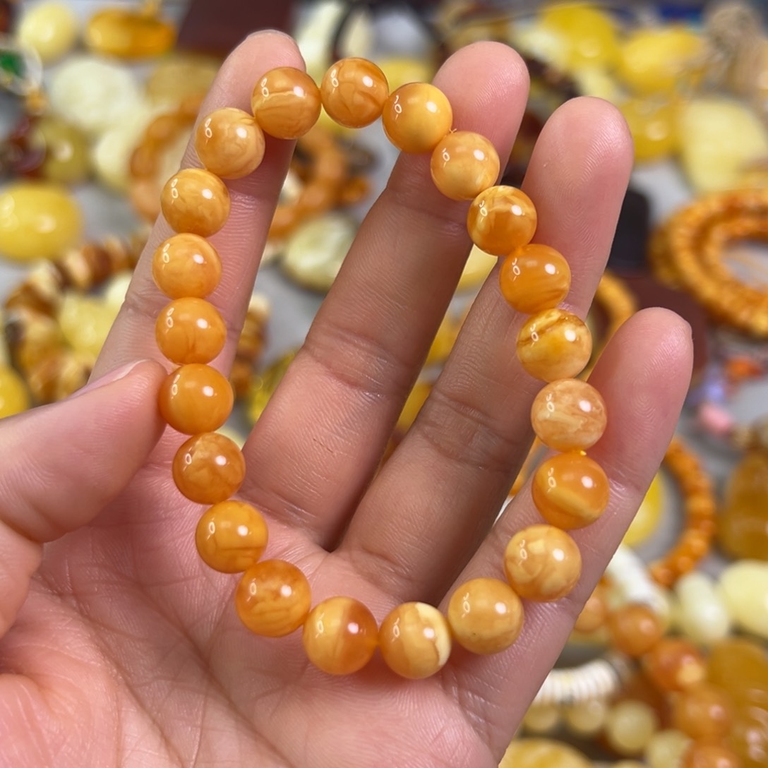 蜜蜡裸石未镶嵌蜜蜡