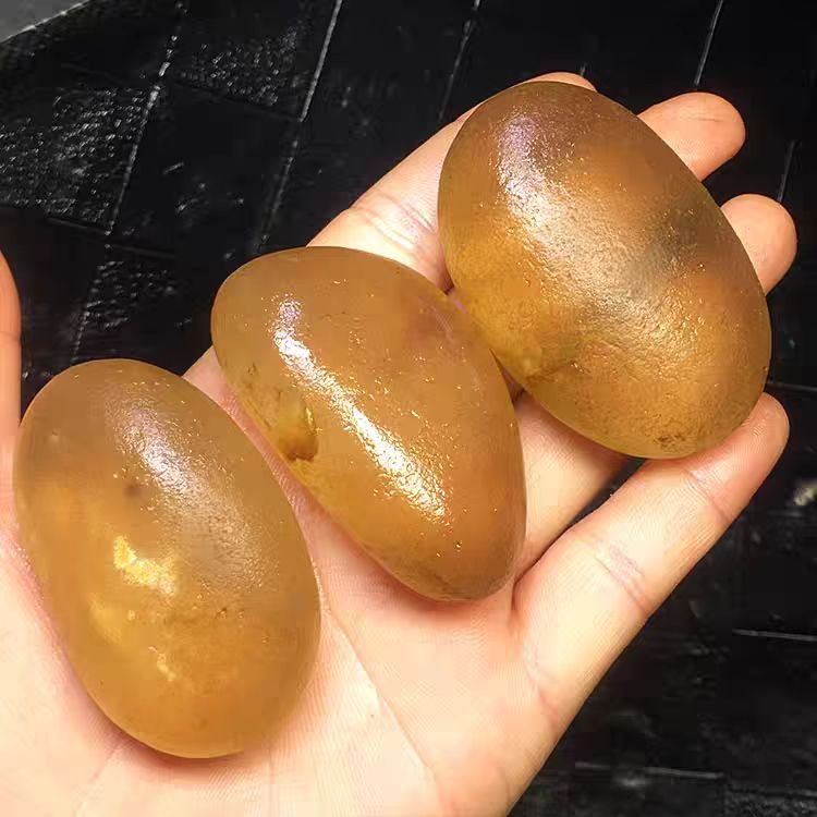 天然水晶水冲料白水晶