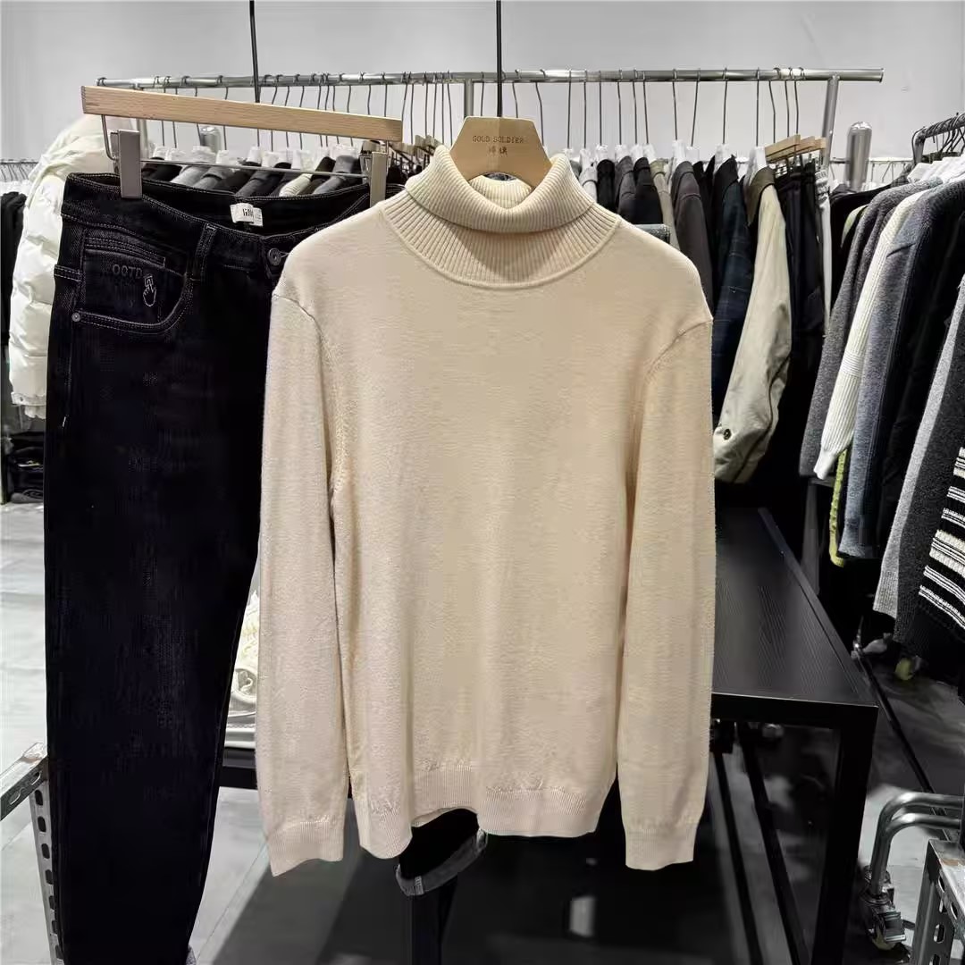 【通江恒宣】C62444时尚高领男士针织毛衣