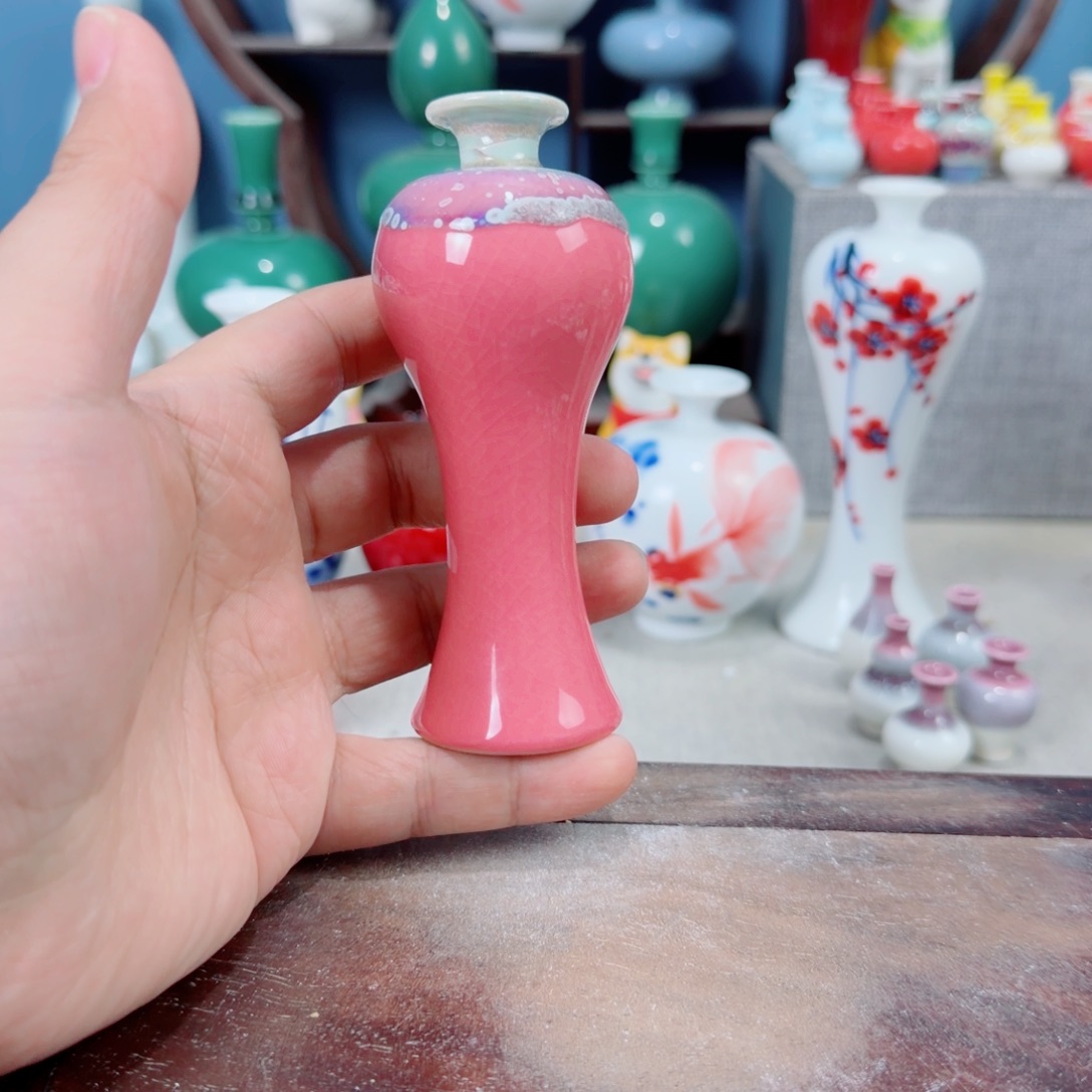 陶瓷手工小花器摆件