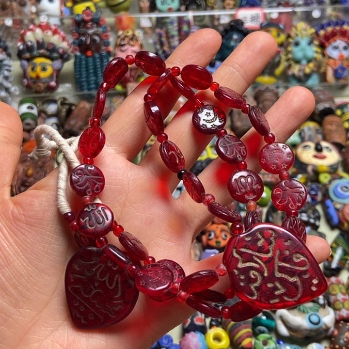 琉璃颈饰福利链子一条004