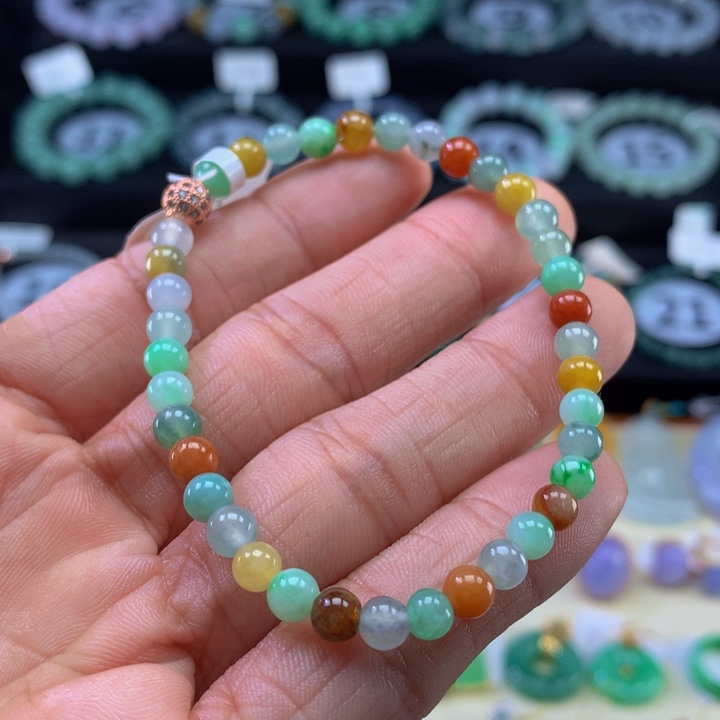 翡翠手链未镶嵌翡翠 5.0