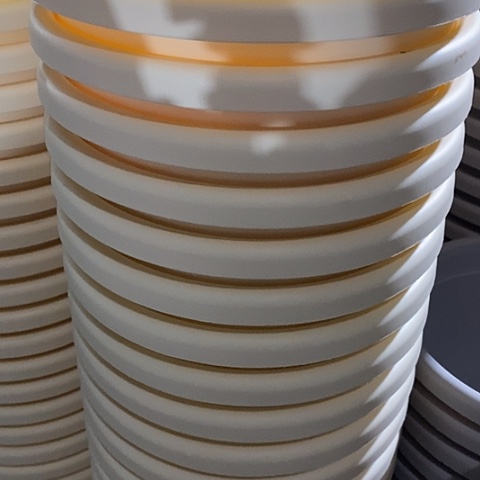 树脂四季3号米黄无托6个