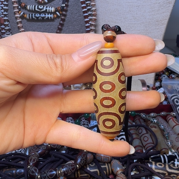 圆***龟玛瑙/玉髓未镶嵌颈饰