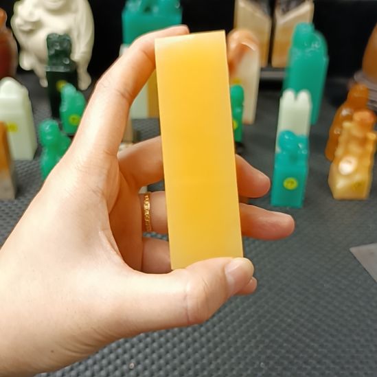 印石寿山石金田黄素章