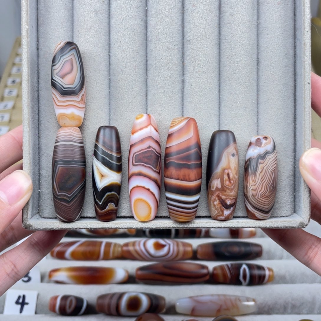 著***子玛瑙/玉髓合金颈饰