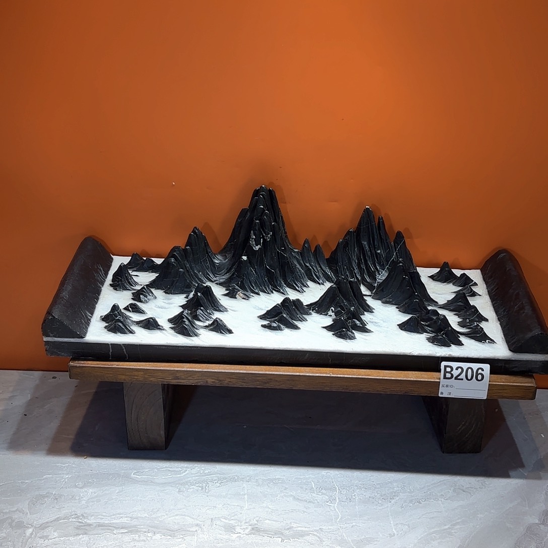 摆件疏***桐灵璧石奇石摆件 