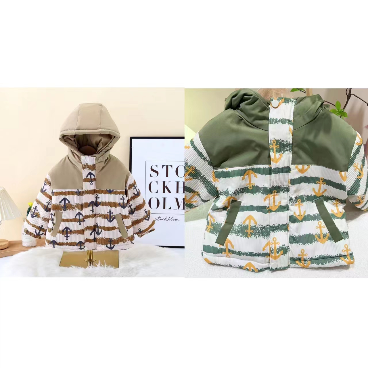 丫-【2435-31船锚】冲锋衣