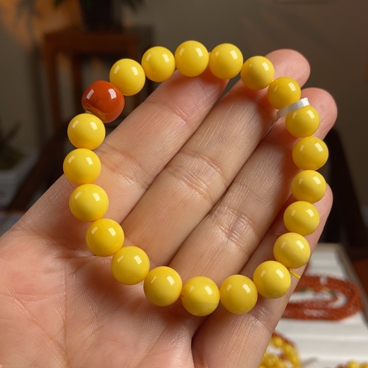 琥珀手链未镶嵌蜜蜡手串9