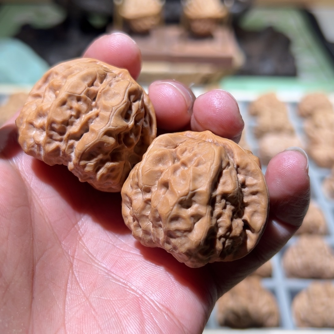 花***海菩提籽类文玩核桃蛤蟆头