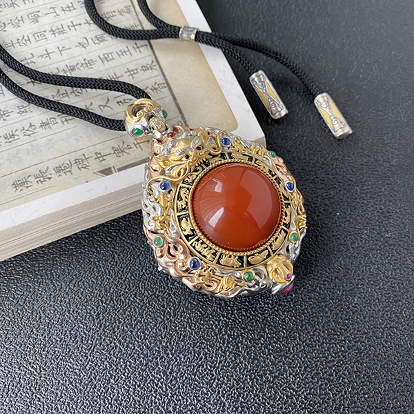 梵器制造新款新品创意设计系列复古时尚小众百搭个性S925南红饰品