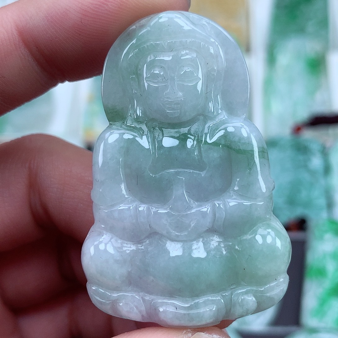 翡翠颈饰未镶嵌翡翠吊坠