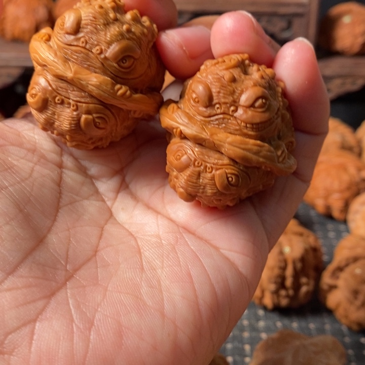 小***哥文玩核桃把件金蟾