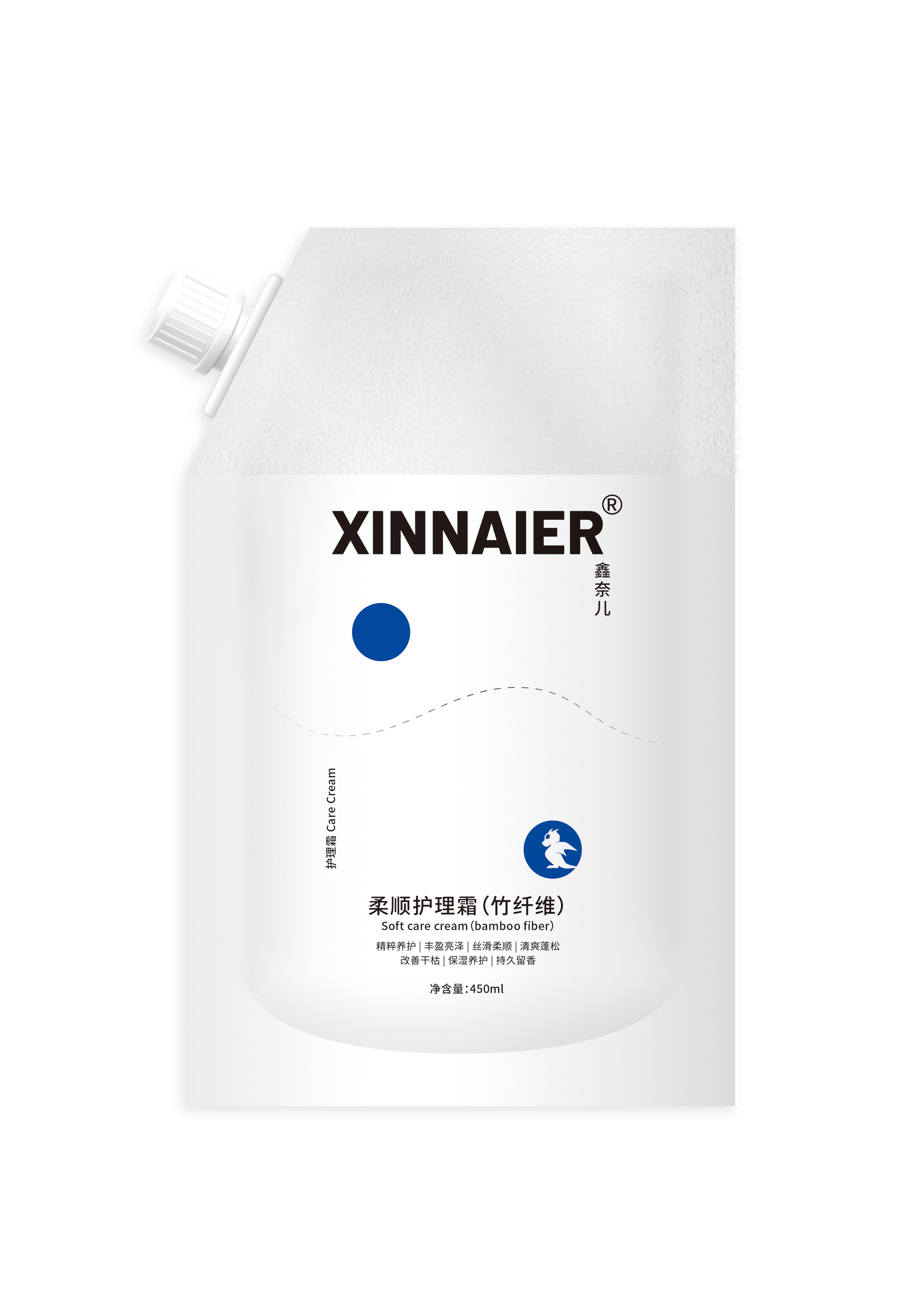 竹纤维柔顺护理霜丝滑亮泽