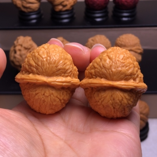 文玩核桃把件太阳系元宝36