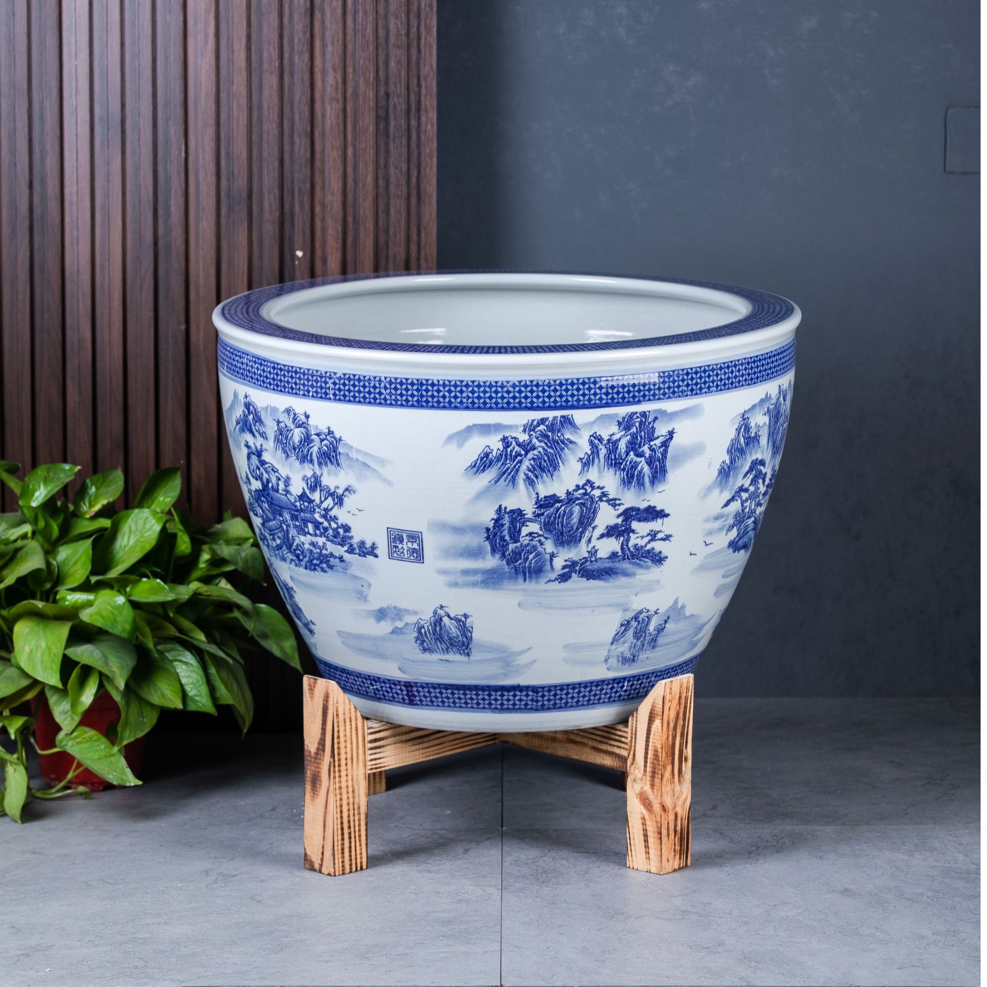 景德镇陶瓷鱼缸 80cm 专拍链接