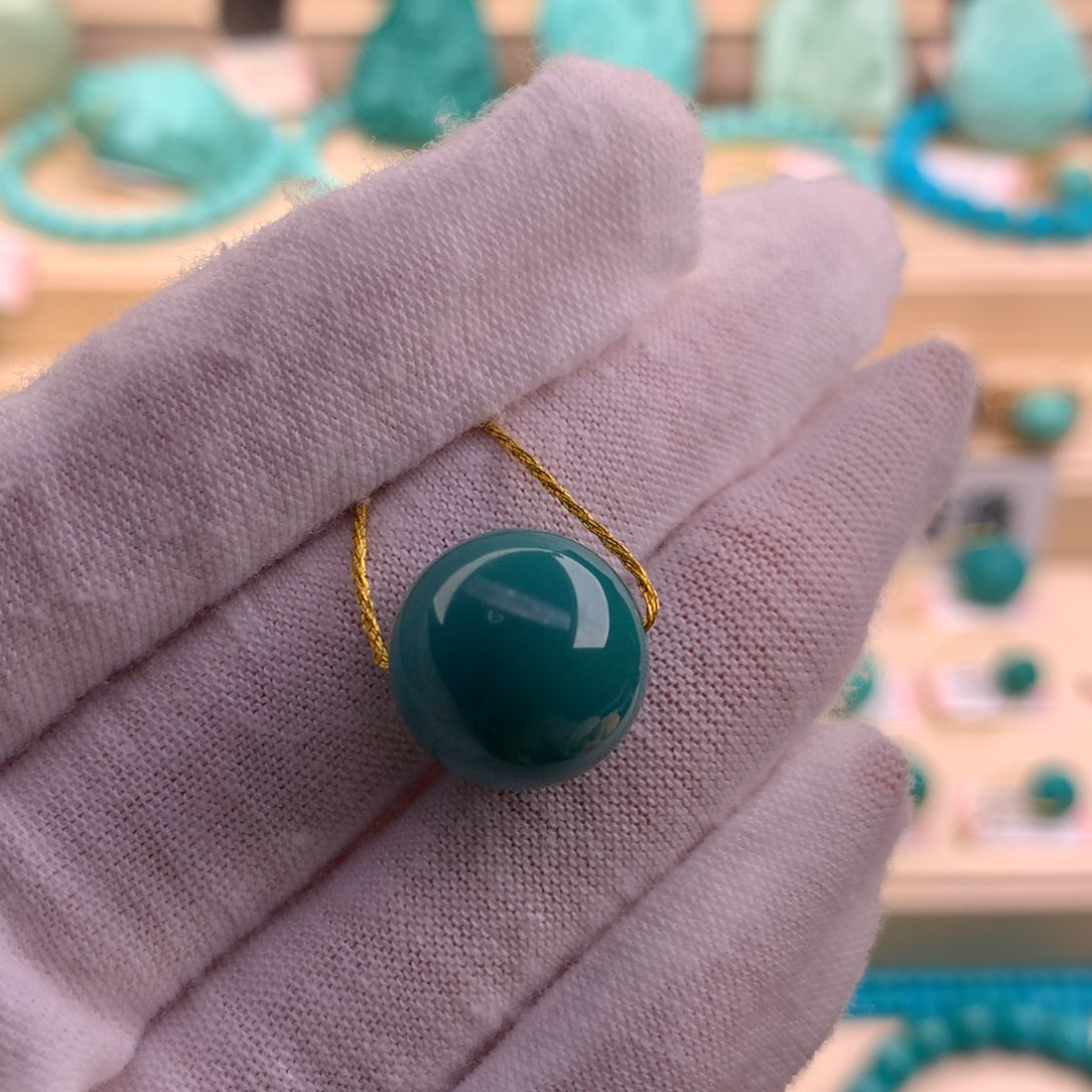 绿松石珠宝奇石未镶嵌14.2