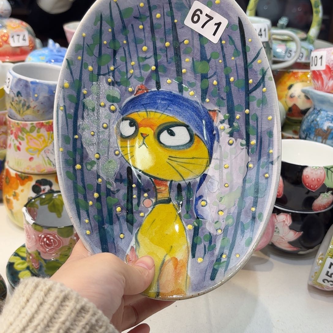 瓷片兔兔好可爱呀打