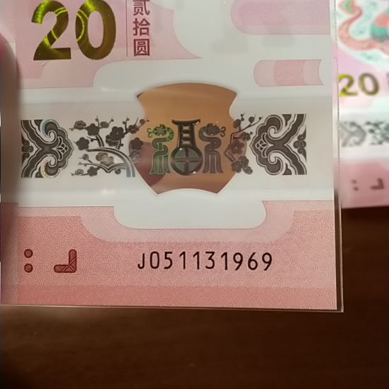 塑料蛇纪念钞 051131969