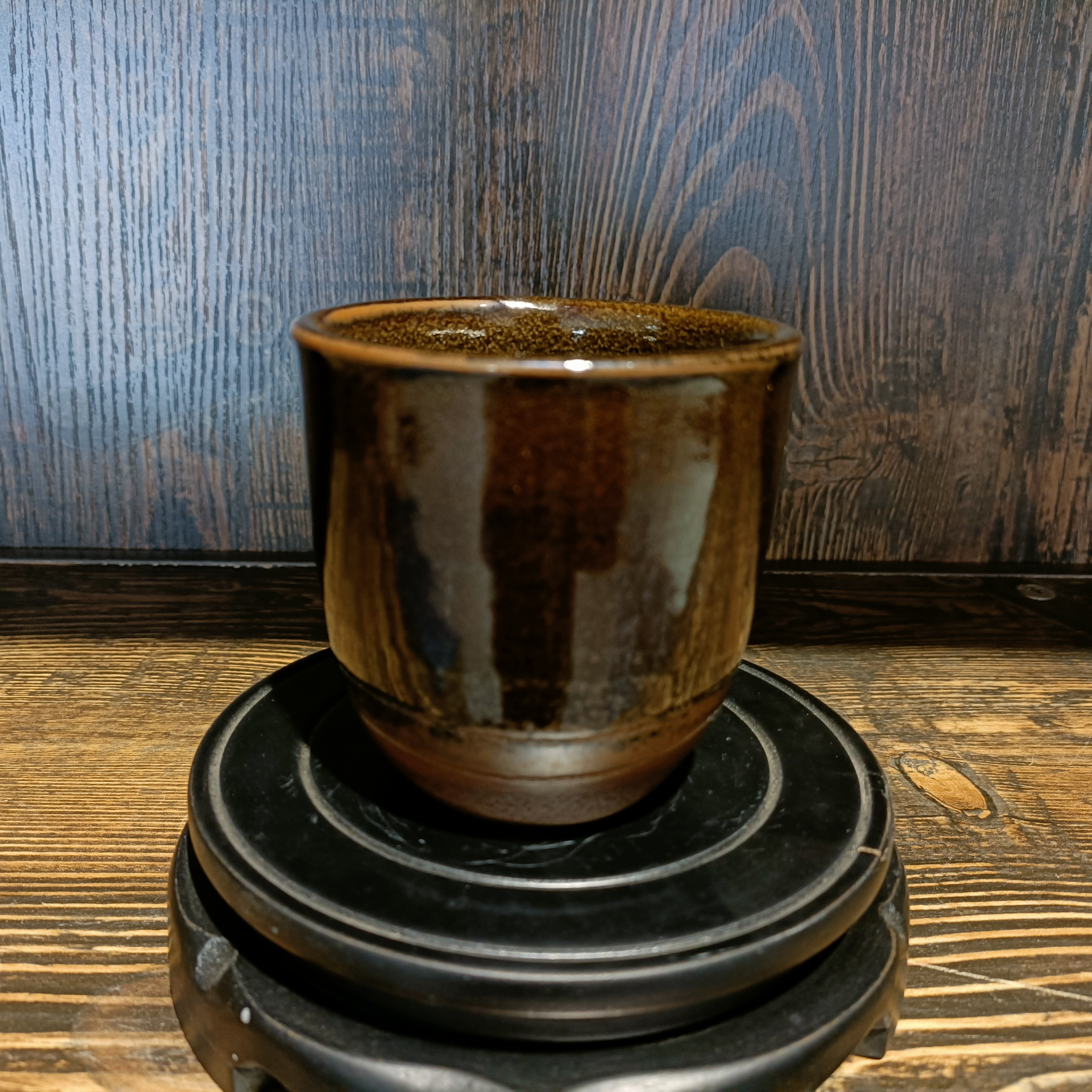 原矿釉乌金黑瓮品茗杯杯茶具(小容量150毫升左右)茶杯主人杯陶瓷