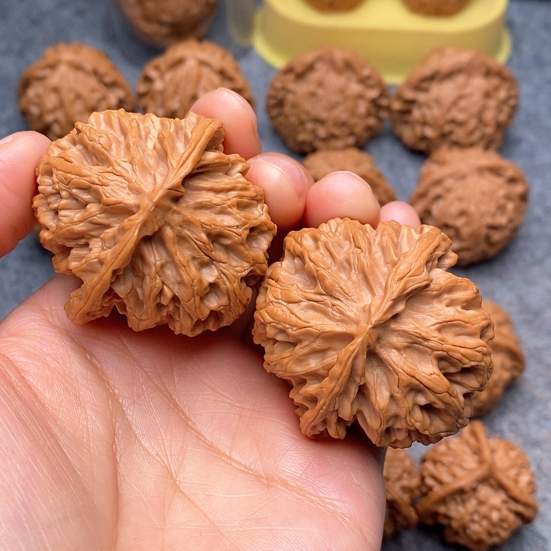 文玩核桃把件苹果园44尺全品