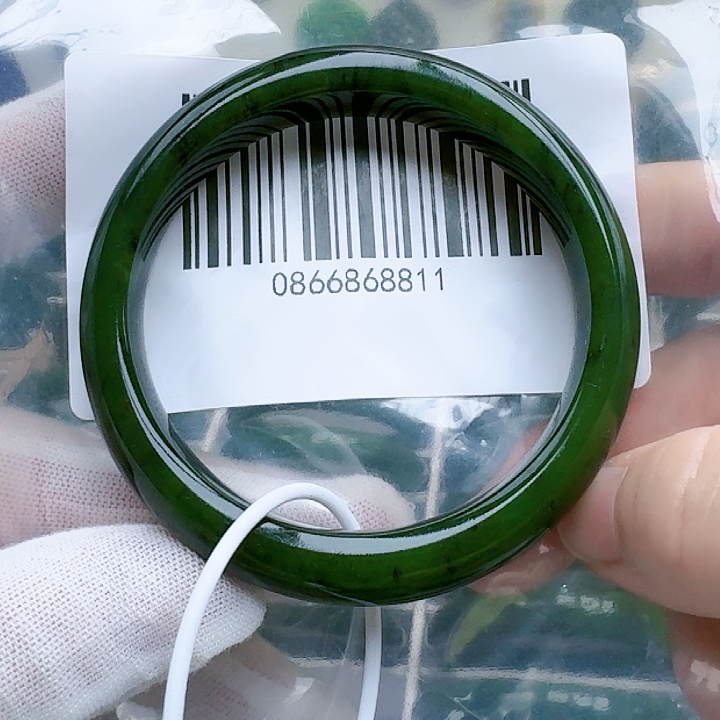 和田玉（碧玉）手镯未镶嵌5657