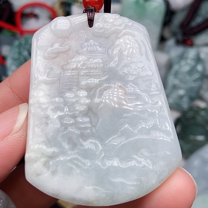 颈饰未镶嵌翡翠翡翠