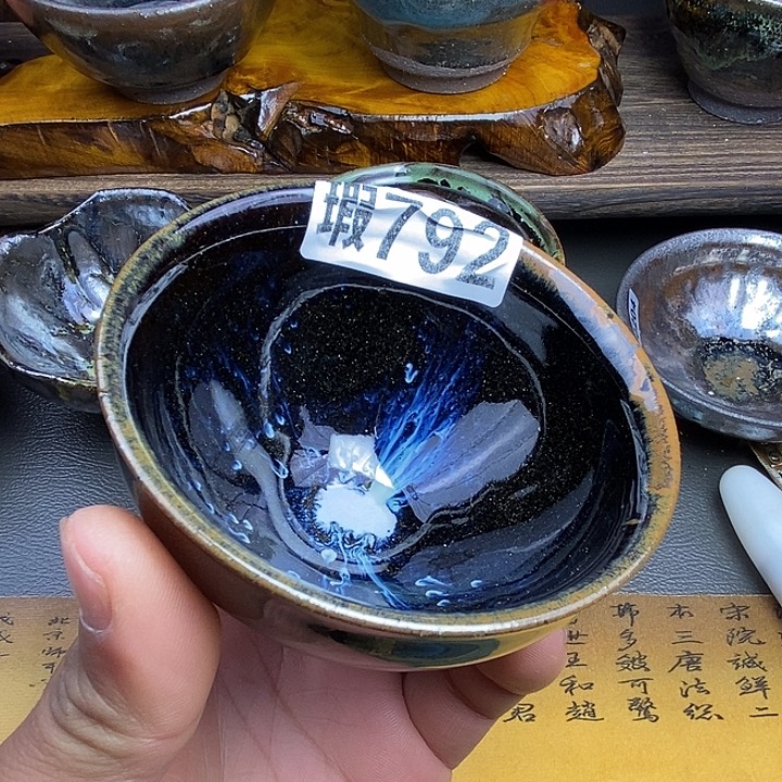 茶盏微瑕建盏主人杯子