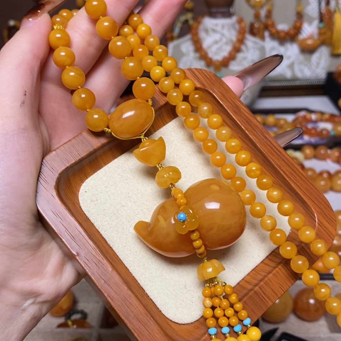 【闪购商品】手链蜜蜡未镶嵌项链