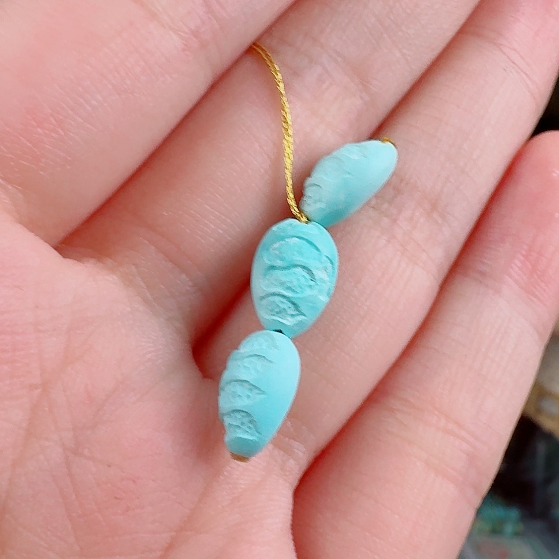 绿松石珠宝奇石未镶嵌