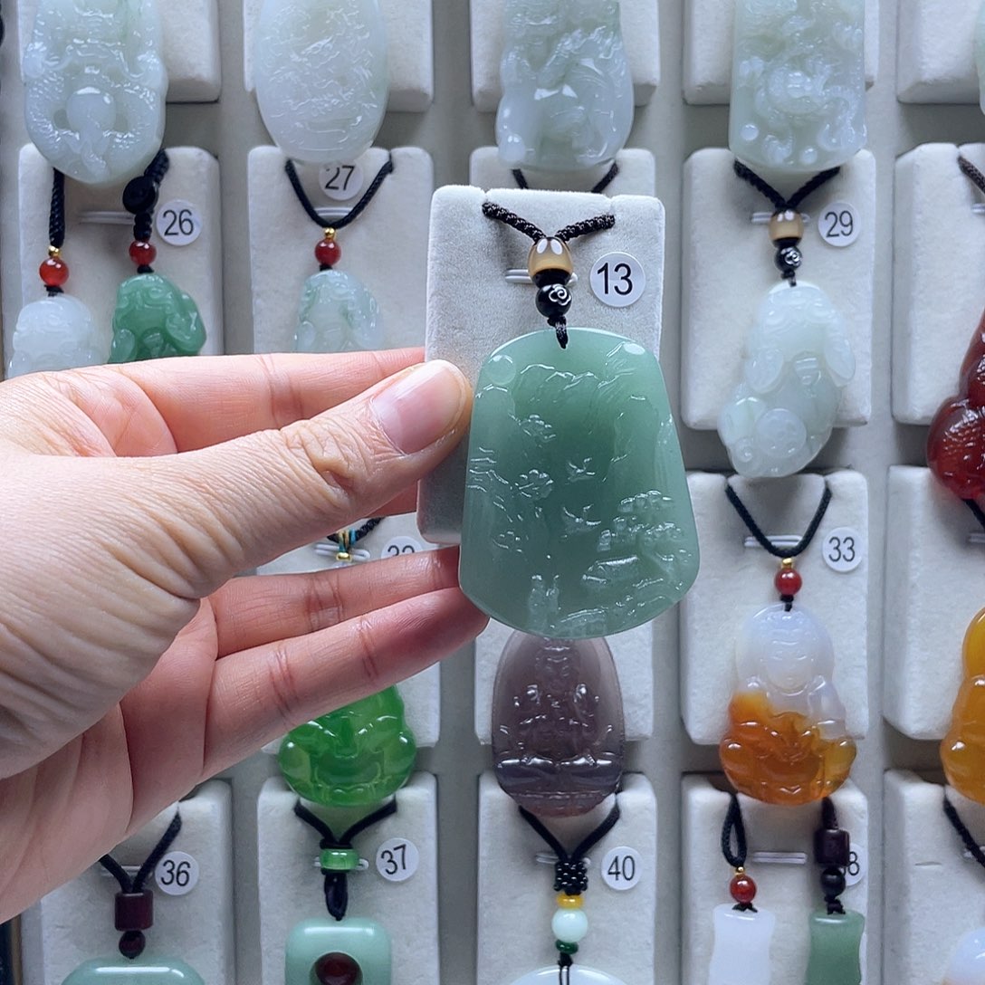 玛瑙/玉髓合金颈饰