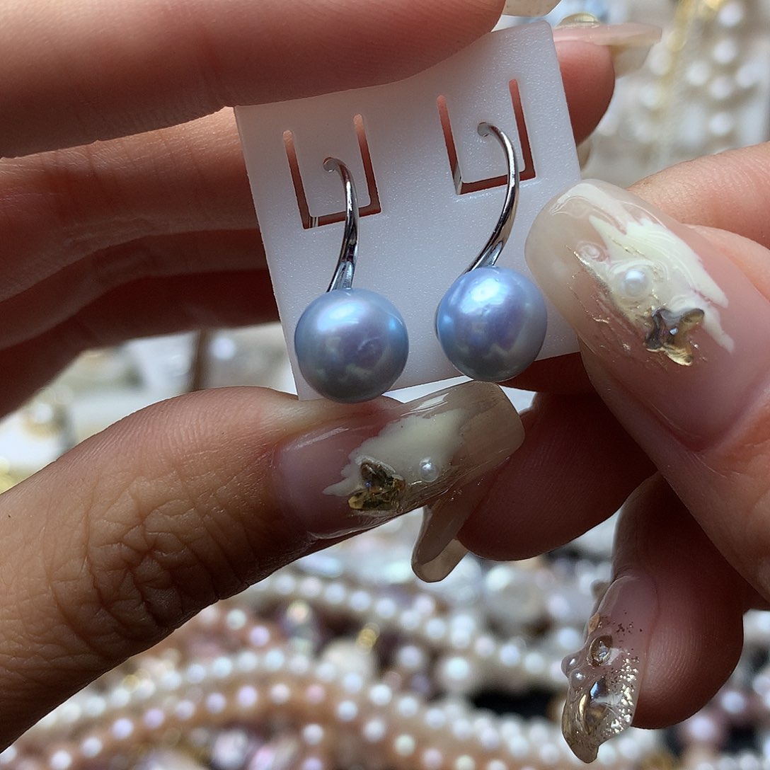 淡水珍珠8-9未镶嵌a76er h