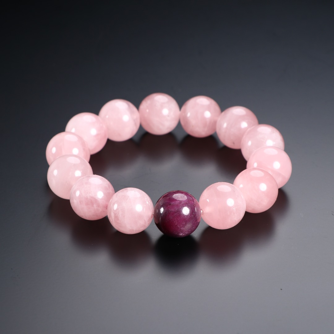 《博古文物》-水晶-圆珠手串-Xx-250117