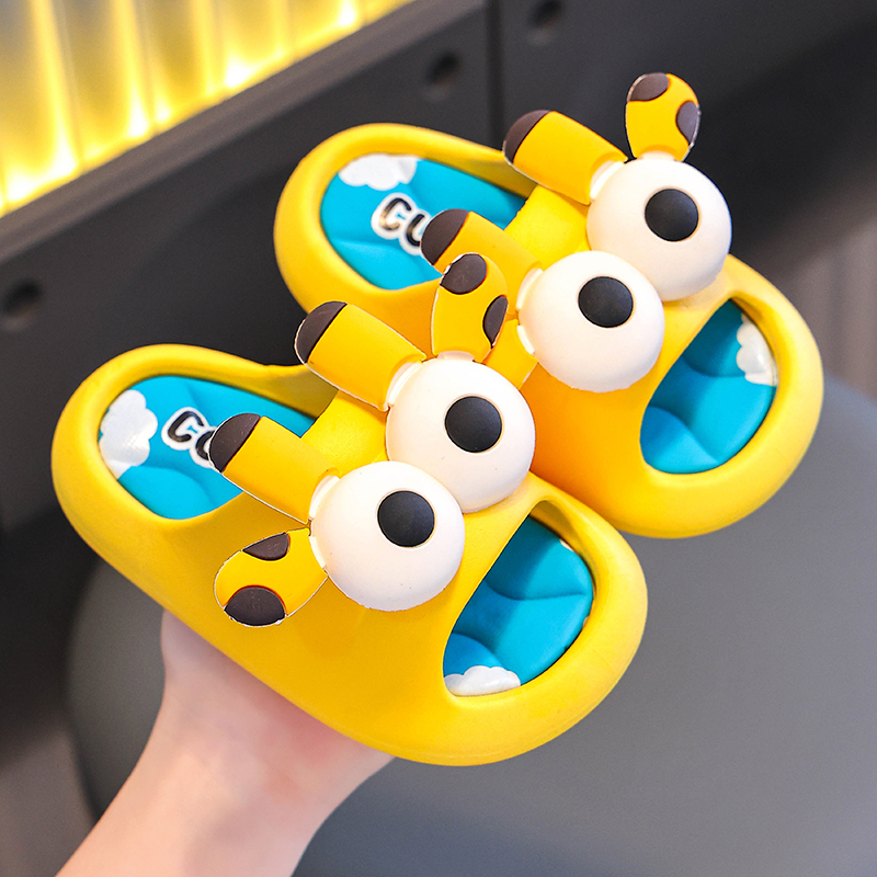 儿童拖鞋夏季踩屎感男童室内家居软底防滑可爱女宝宝卡通凉拖鞋