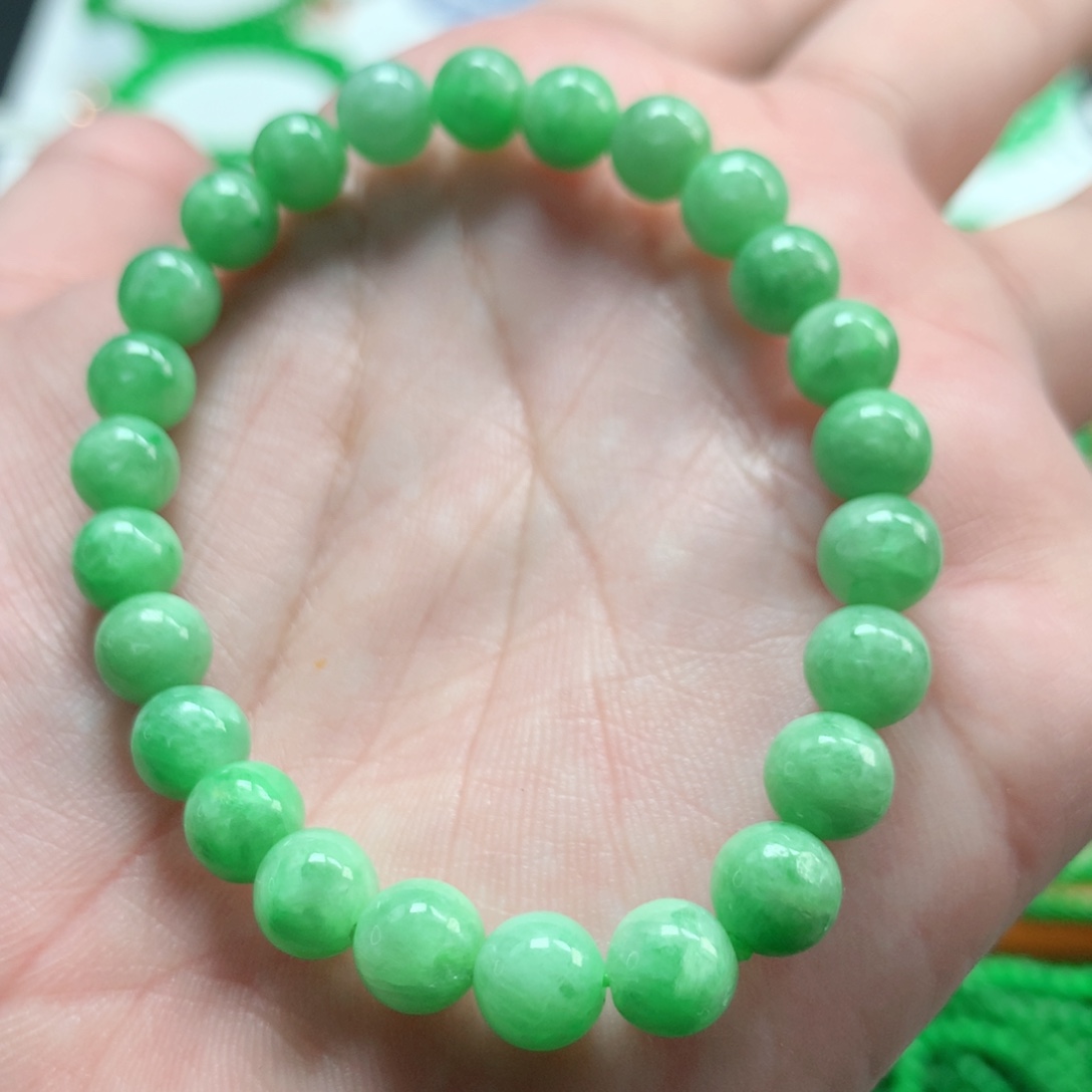 翡翠未镶嵌手链翡翠