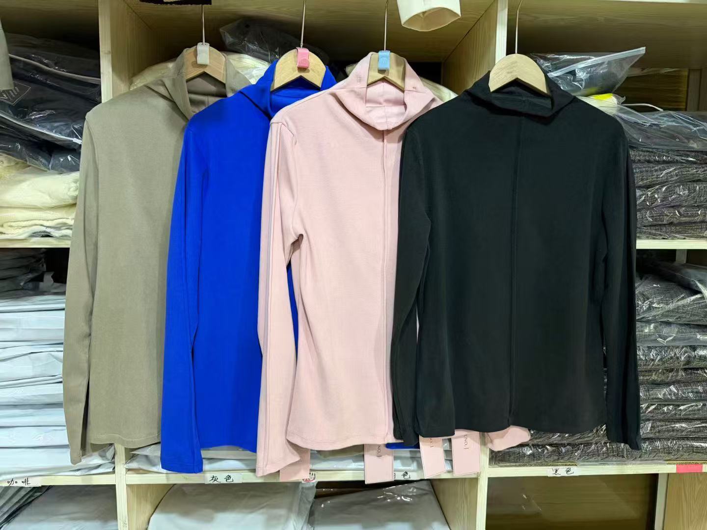 韩单 高端德绒女士加绒抗经典打底长袖T恤