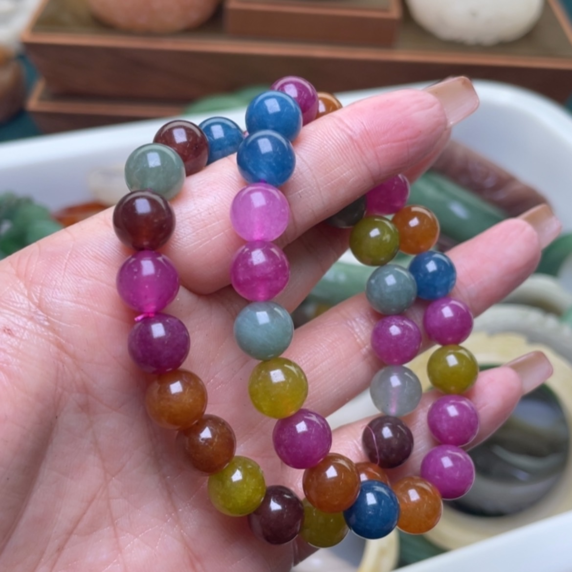 【闪购商品】未镶嵌手镯（圆镯）石英质玉