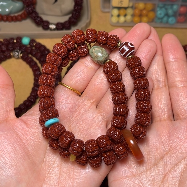 金刚菩提把件D*金刚双圈10