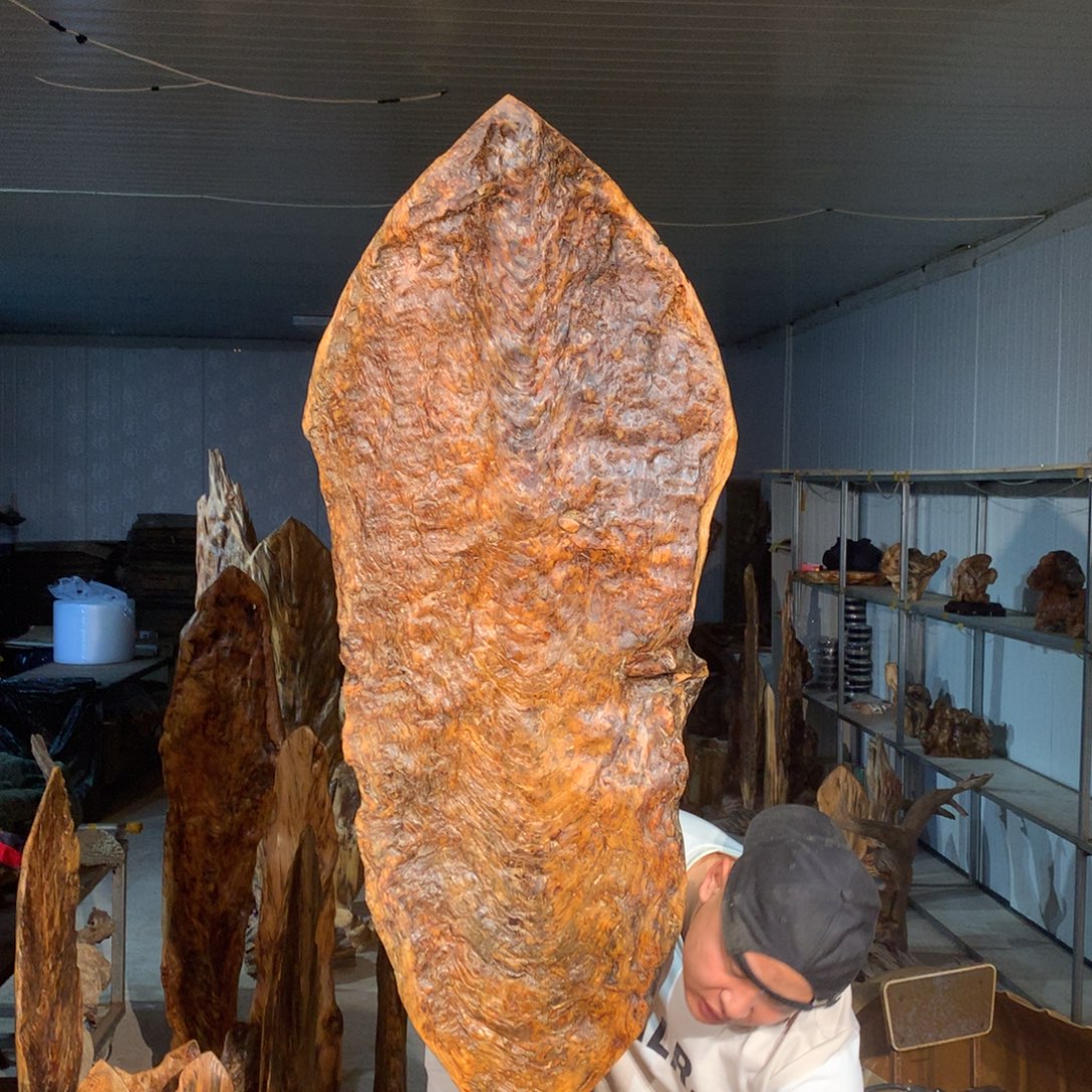 海***业木天然琥珀木家居摆件13