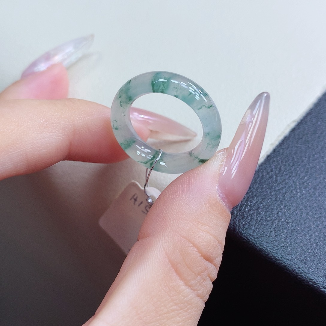 未镶嵌戒指翡翠9-10号