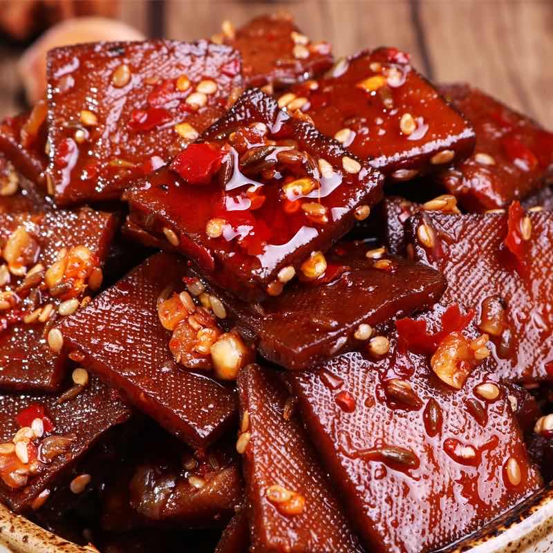 思乡山【传统工艺】湖南特产4大包平江酱干豆干追剧休闲解馋小零食商品图